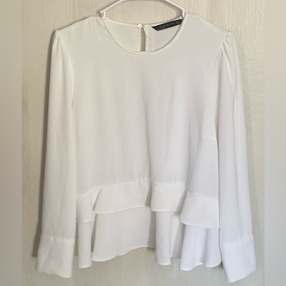 Zara White Blouse - Picture 1 of 4